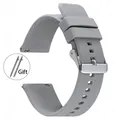 Bracelet silicone 18 à 22 mm sport étanche – Couleur du bracelet Grey