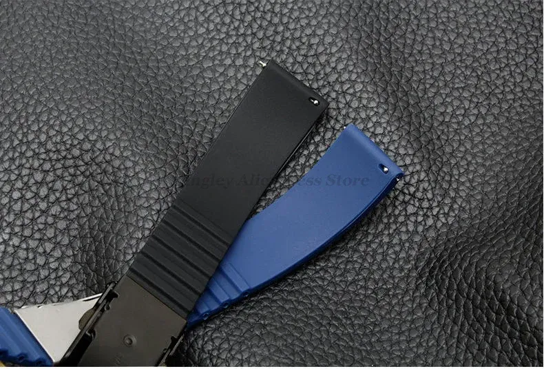 Bracelet silicone 18 à 24 mm pour Huawei et Seiko