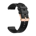 Bracelet silicone 18 mm pour Garmin Venu 3S Forerunner – Couleur du bracelet Black