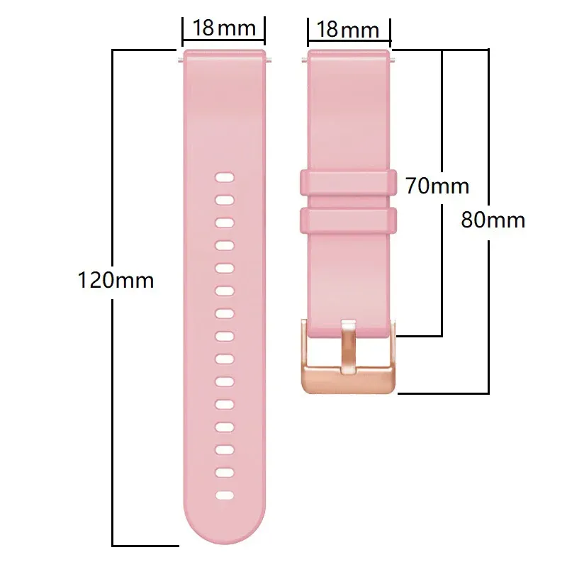 Bracelet silicone 18 mm pour Garmin Venu 3S Forerunner