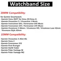 Bracelet silicone 20 à 22 mm Garmin Vivoactive – 6
