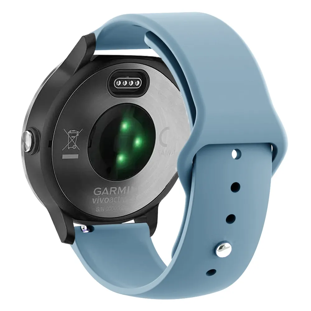 Bracelet silicone 20 à 22 mm Garmin Vivoactive