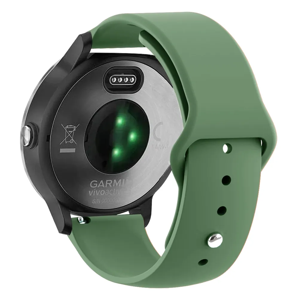 Bracelet silicone 20 à 22 mm Garmin Vivoactive