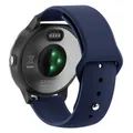 Bracelet silicone 20 à 22 mm Garmin Vivoactive – Couleur du bracelet Midnight blue 20