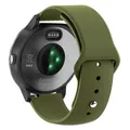 Bracelet silicone 20 à 22 mm Garmin Vivoactive – Couleur du bracelet Olive