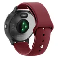 Bracelet silicone 20 à 22 mm Garmin Vivoactive – Couleur du bracelet Wine red 15