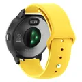 Bracelet silicone 20 à 22 mm Garmin Vivoactive – Couleur du bracelet Yellow 6
