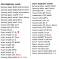 Bracelet silicone 20 à 22 mm pour Amazfit GTS GTR – 6