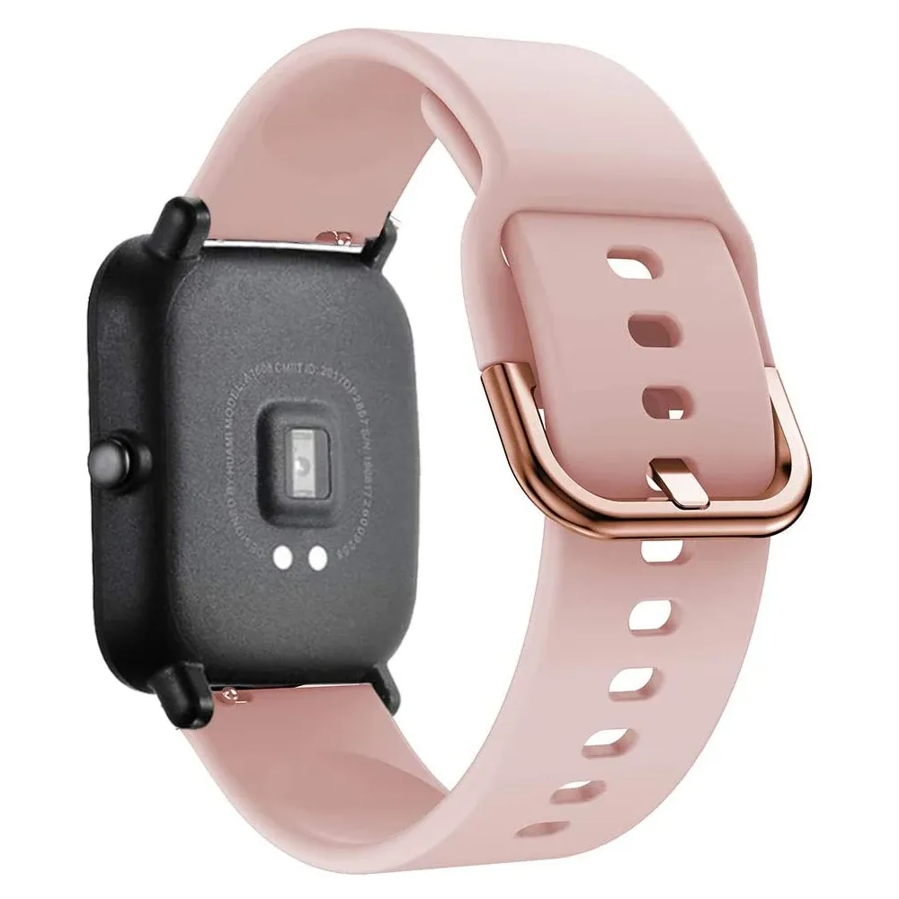Bracelet silicone 20 à 22 mm pour Amazfit GTS GTR