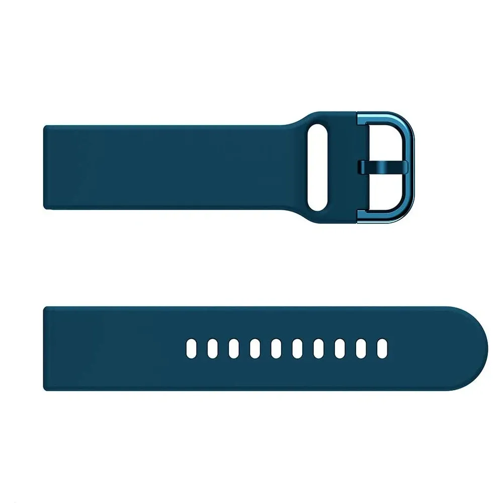 Bracelet silicone 20 à 22 mm pour Amazfit GTS GTR