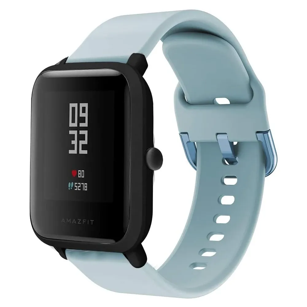 Bracelet silicone 20 à 22 mm pour Amazfit GTS GTR