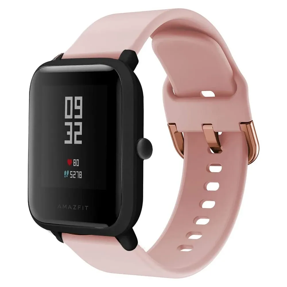 Bracelet silicone 20 à 22 mm pour Amazfit GTS GTR