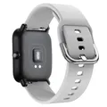 Bracelet silicone 20 à 22 mm pour Amazfit GTS GTR – Couleur du bracelet Grey-c