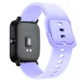 Bracelet silicone 20 à 22 mm pour Amazfit GTS GTR – Couleur du bracelet Lilac