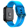 Bracelet silicone 20 à 22 mm pour Amazfit GTS GTR – Couleur du bracelet Sky bule