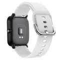 Bracelet silicone 20 à 22 mm pour Amazfit GTS GTR – Couleur du bracelet White