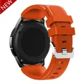 Bracelet silicone 20 à 22 mm pour Samsung Galaxy Huawei – Couleur du bracelet Apricot