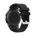 Bracelet silicone 20 à 22 mm pour Samsung Galaxy Huawei – Couleur du bracelet Black