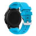 Bracelet silicone 20 à 22 mm pour Samsung Galaxy Huawei – Couleur du bracelet Blue