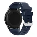 Bracelet silicone 20 à 22 mm pour Samsung Galaxy Huawei – Couleur du bracelet Dark blue