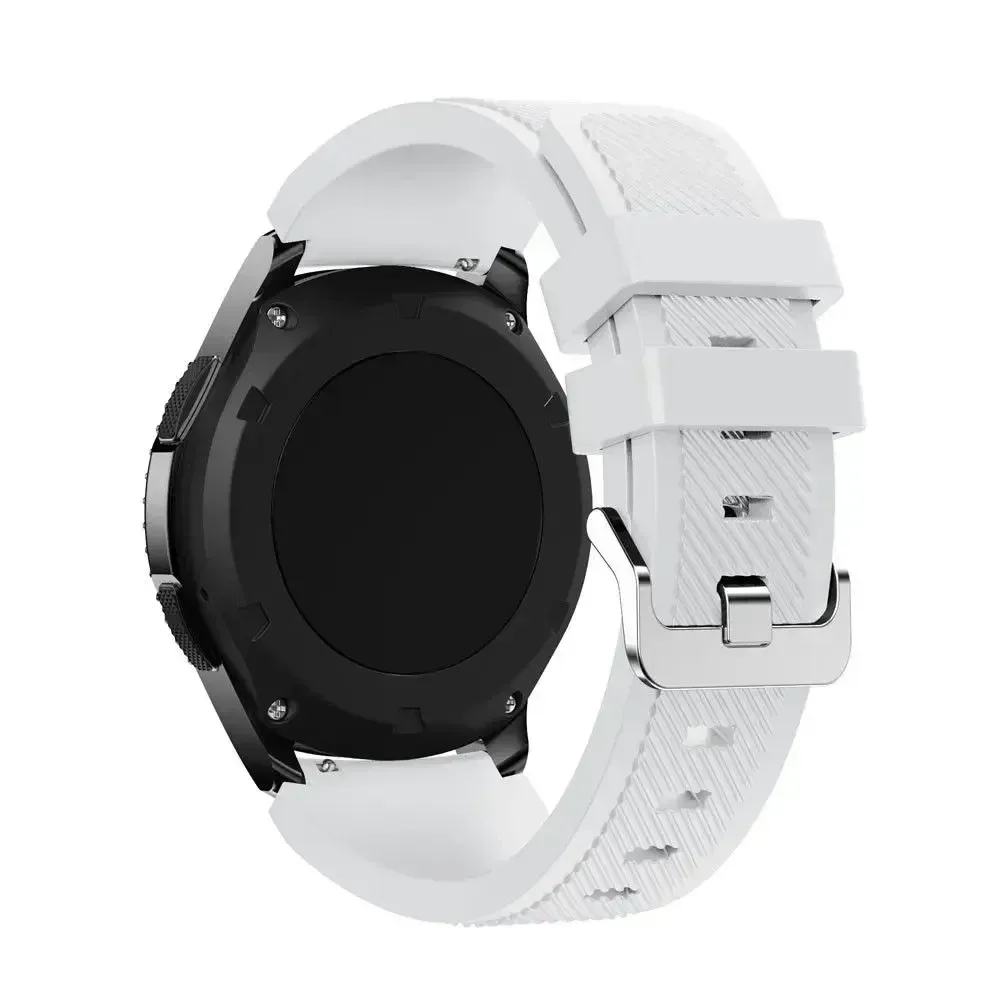 Bracelet silicone 20 à 22 mm pour Samsung Galaxy Huawei