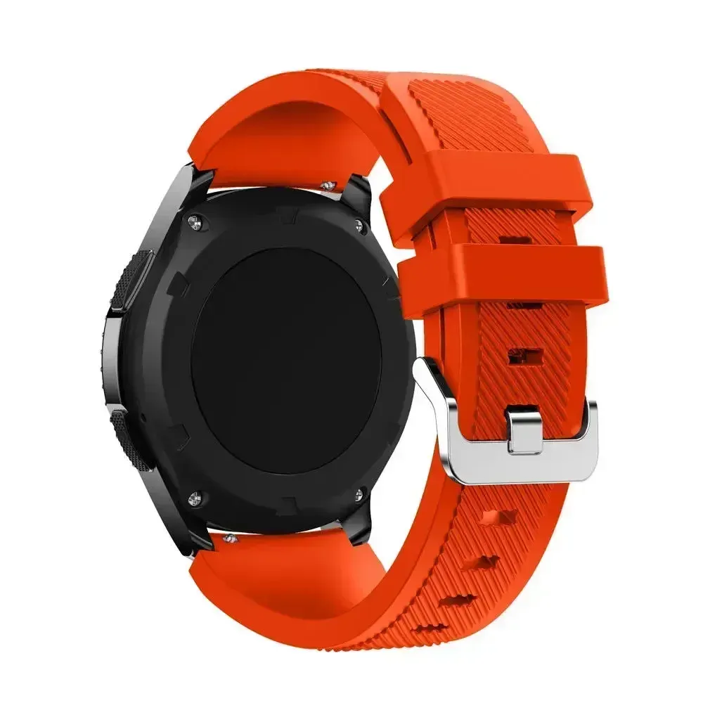 Bracelet silicone 20 à 22 mm pour Samsung Galaxy Huawei