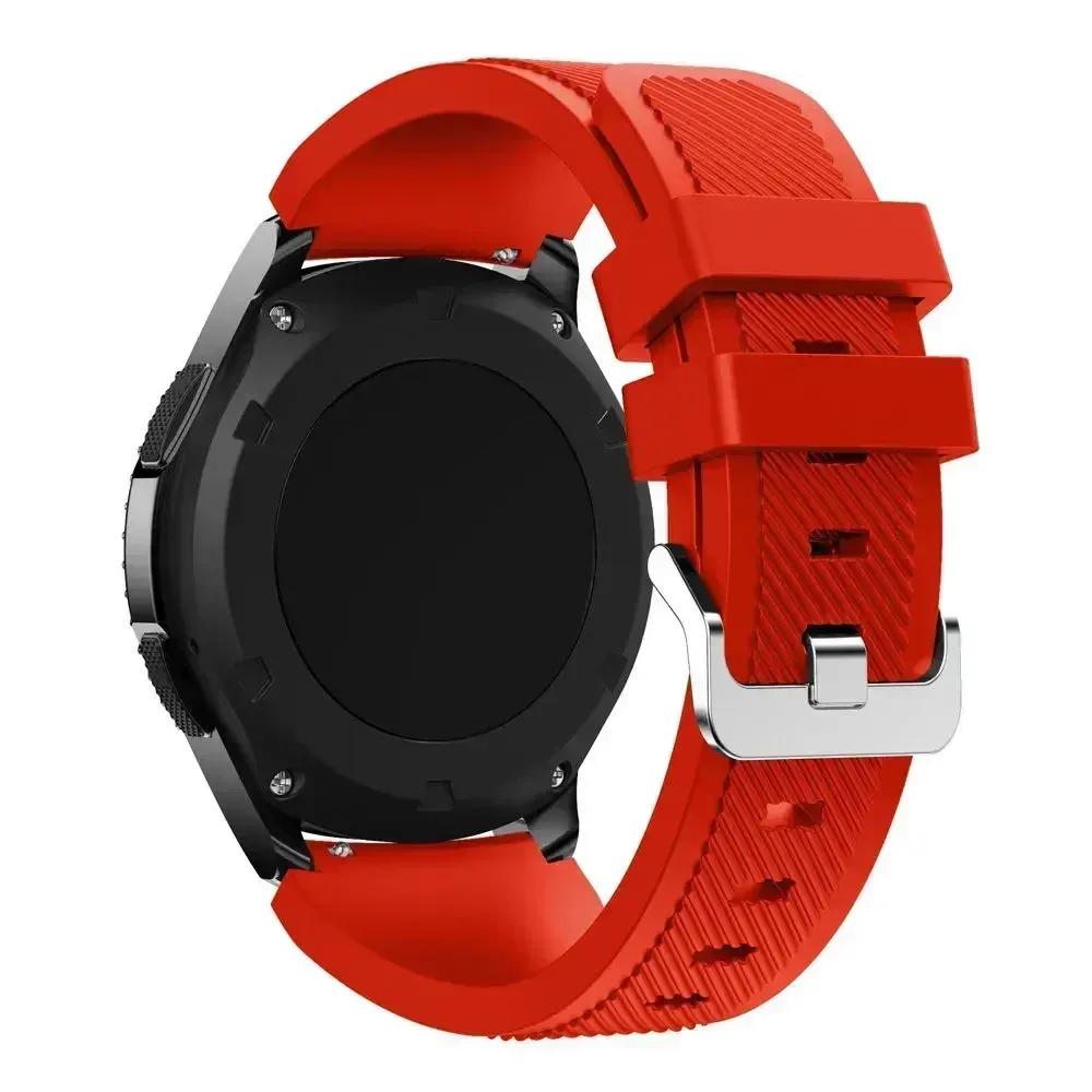 Bracelet silicone 20 à 22 mm pour Samsung Galaxy Huawei