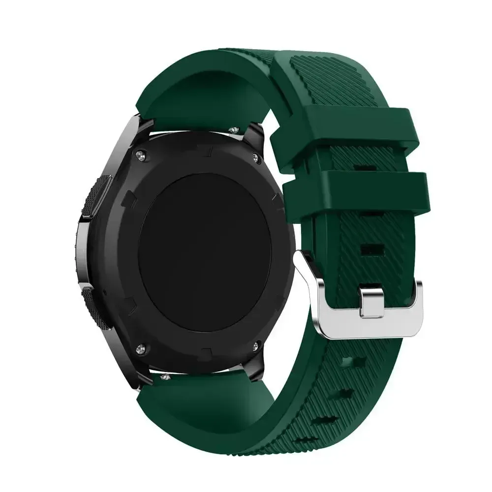 Bracelet silicone 20 à 22 mm pour Samsung Galaxy Huawei