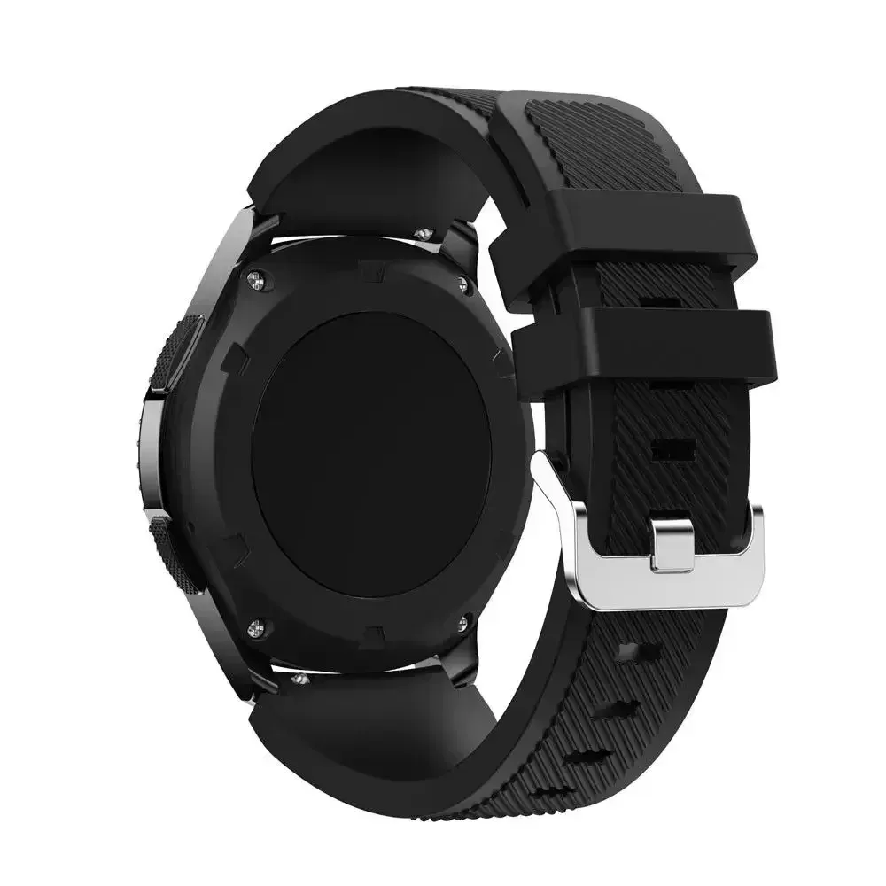 Bracelet silicone 20 à 22 mm pour Samsung Galaxy Huawei