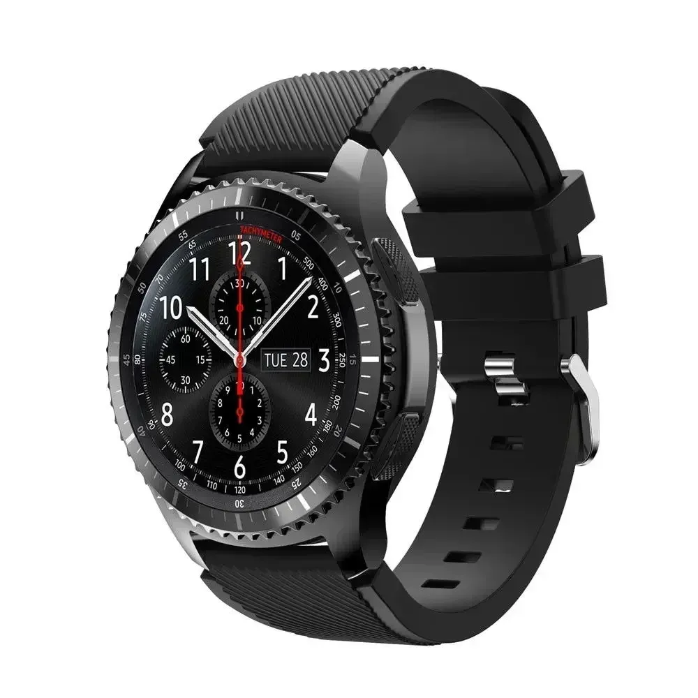 Bracelet silicone 20 à 22 mm pour Samsung Galaxy Huawei