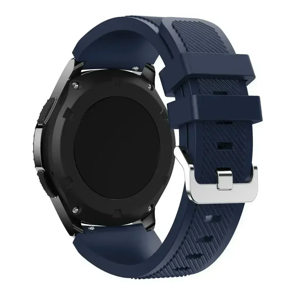 Bracelet silicone 20 à 22 mm pour Samsung Galaxy Huawei