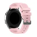 Bracelet silicone 20 à 22 mm pour Samsung Galaxy Huawei – Couleur du bracelet Soft powder