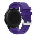 Bracelet silicone 20 à 22 mm pour Samsung Galaxy Huawei – Couleur du bracelet Violet