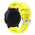 Bracelet silicone 20 à 22 mm pour Samsung Galaxy Huawei – Couleur du bracelet Yellow
