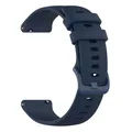 Bracelet silicone 20 à 22 mm pour TicWatch Pro – Couleur du bracelet Blue