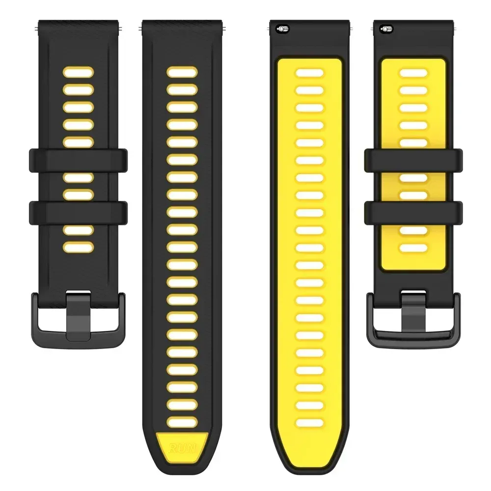 Bracelet silicone 20 à 22 mm pour TicWatch Pro
