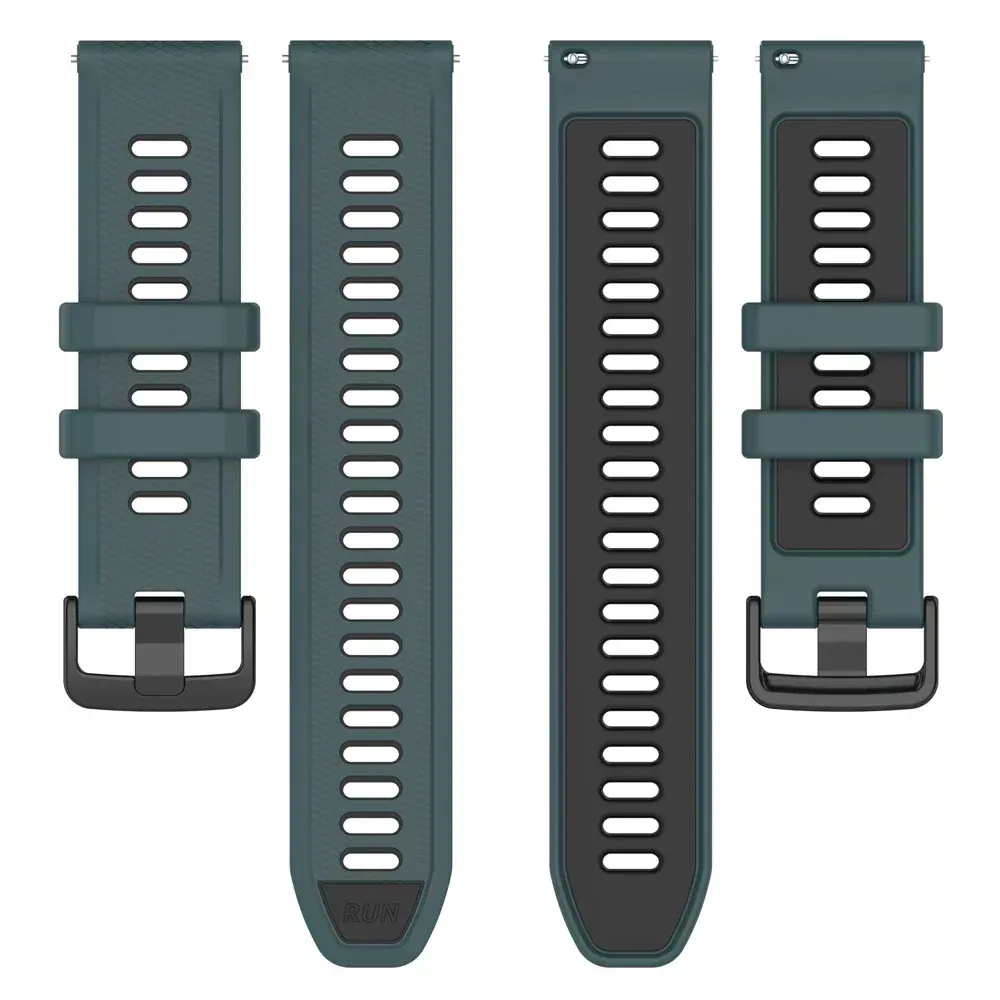 Bracelet silicone 20 à 22 mm pour TicWatch Pro