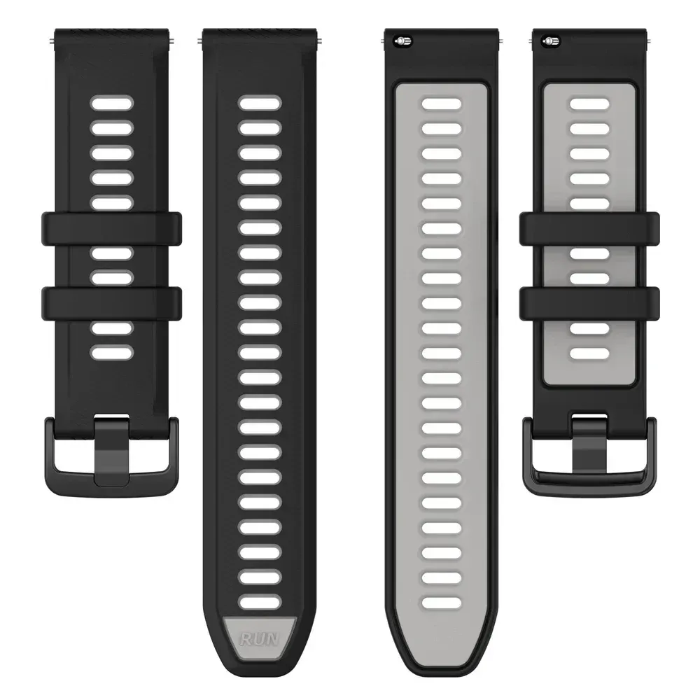 Bracelet silicone 20 à 22 mm pour TicWatch Pro