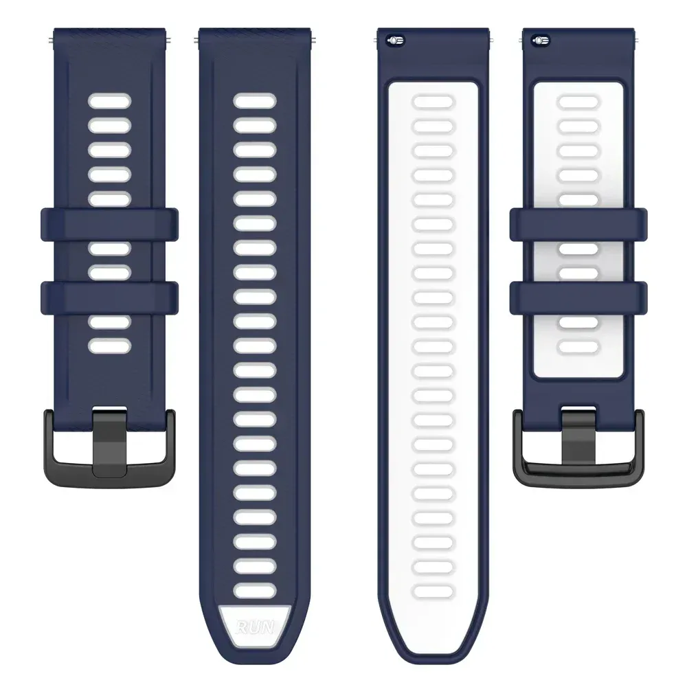 Bracelet silicone 20 à 22 mm pour TicWatch Pro