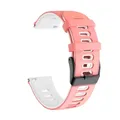 Bracelet silicone 20 à 22 mm pour TicWatch Pro – Couleur du bracelet Pink White