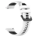 Bracelet silicone 20 à 22 mm pour TicWatch Pro – Couleur du bracelet White Black