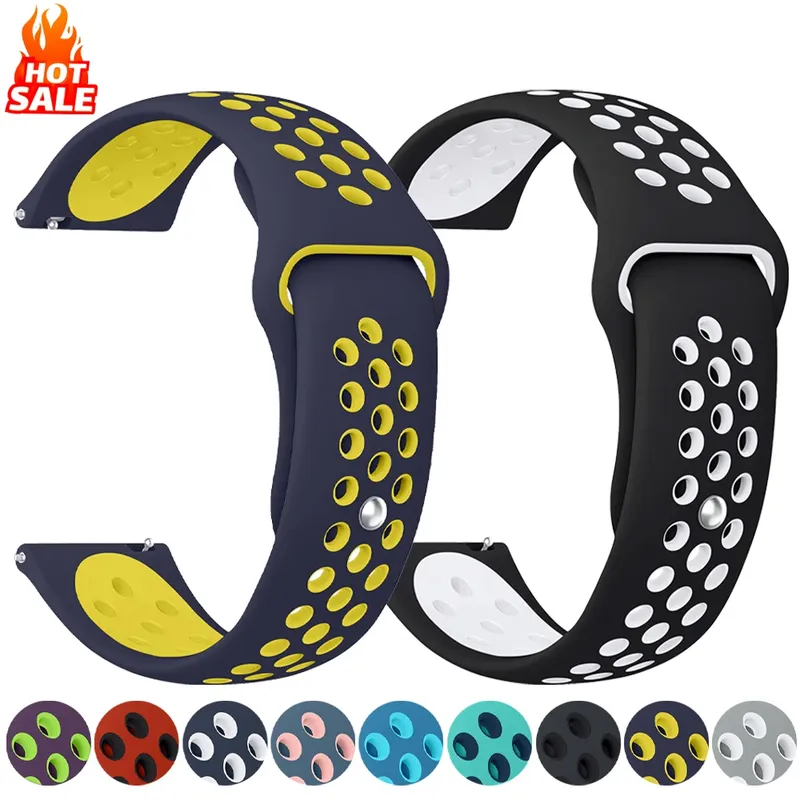 Bracelet silicone 20 et 22 mm Amazfit