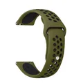 Bracelet silicone 20 et 22 mm Amazfit – Couleur du bracelet Army Khaki