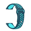Bracelet silicone 20 et 22 mm Amazfit – Couleur du bracelet black blue