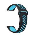 Bracelet silicone 20 et 22 mm Amazfit – Couleur du bracelet Black lake