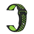 Bracelet silicone 20 et 22 mm Amazfit – Couleur du bracelet Black-Lime