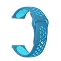 Bracelet silicone 20 et 22 mm Amazfit – Couleur du bracelet blue light blue