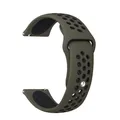 Bracelet silicone 20 et 22 mm Amazfit – Couleur du bracelet Cargo Khaki