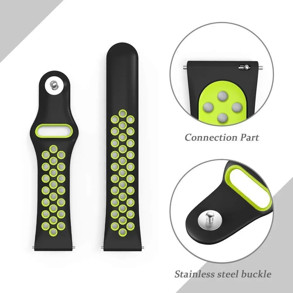 Bracelet silicone 20 et 22 mm Amazfit