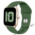 Bracelet silicone 20 et 22 mm Amazfit GTR GTS – Couleur du bracelet Army-green-1
